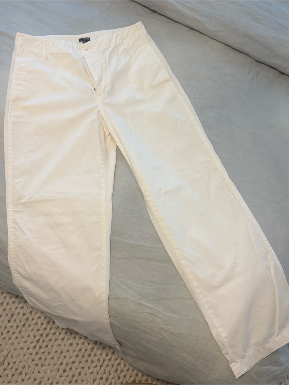 J. Crew Cream Chino Pant